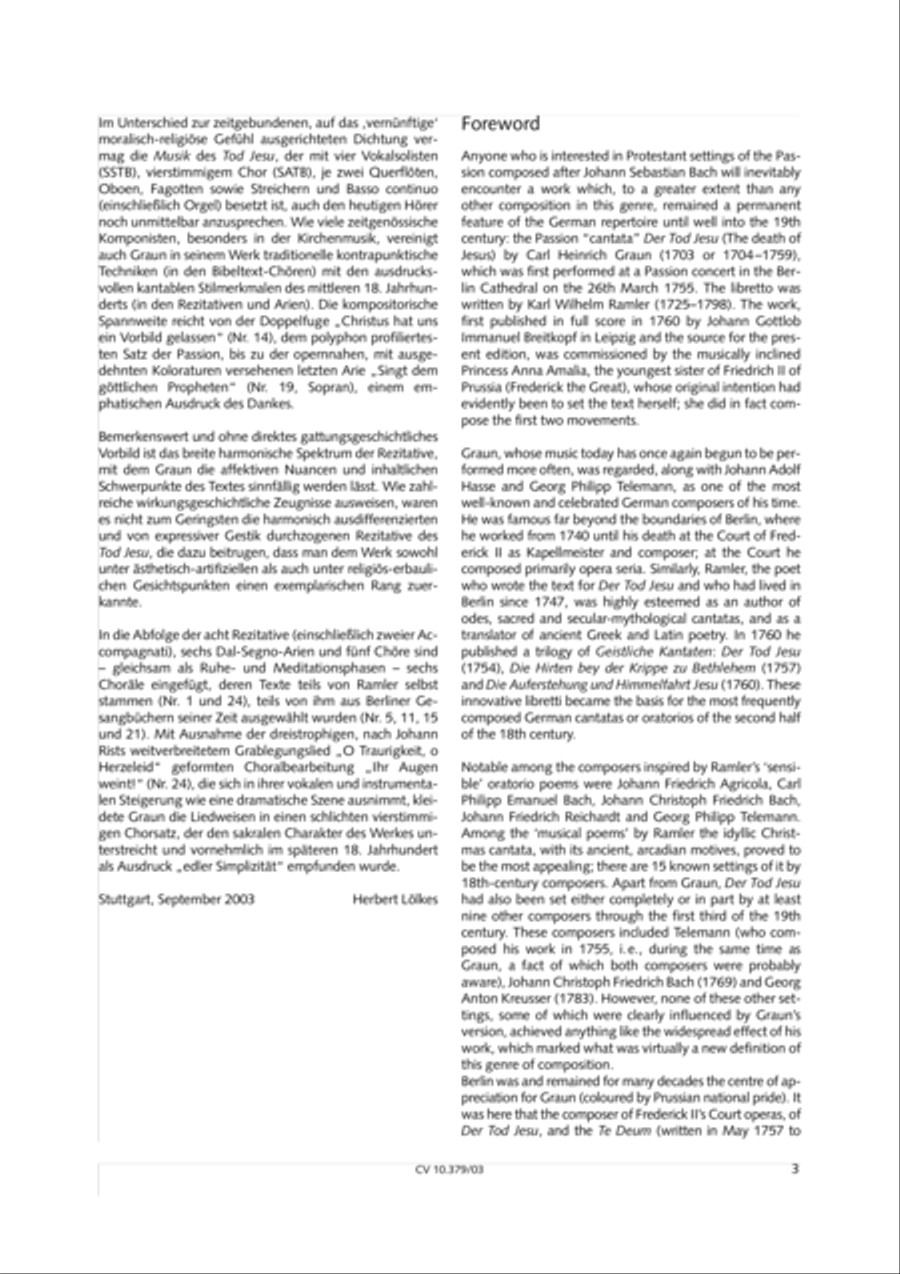 Der Tod Jesu 4-Part scores gallery preview page 4