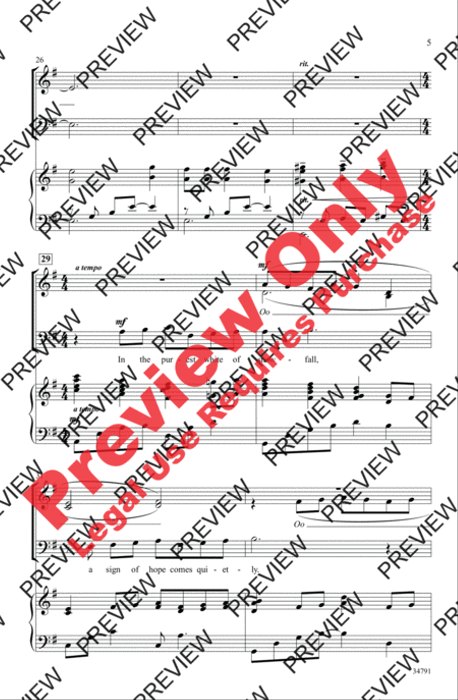 A Winter Night A Winter Night 3-Part scores gallery preview page 5