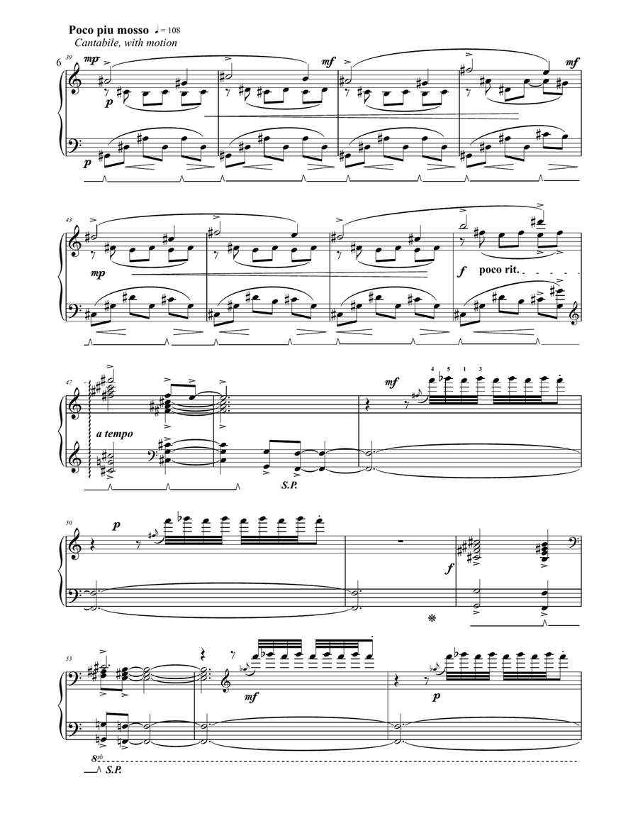 Web and Wings Piano Solo scores gallery preview page 6