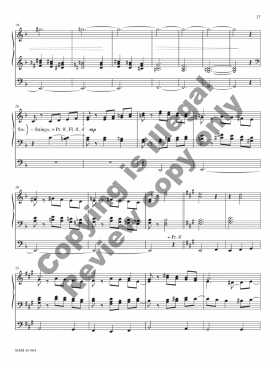 All Things Bright and Beautiful Organ scores gallery preview page 29