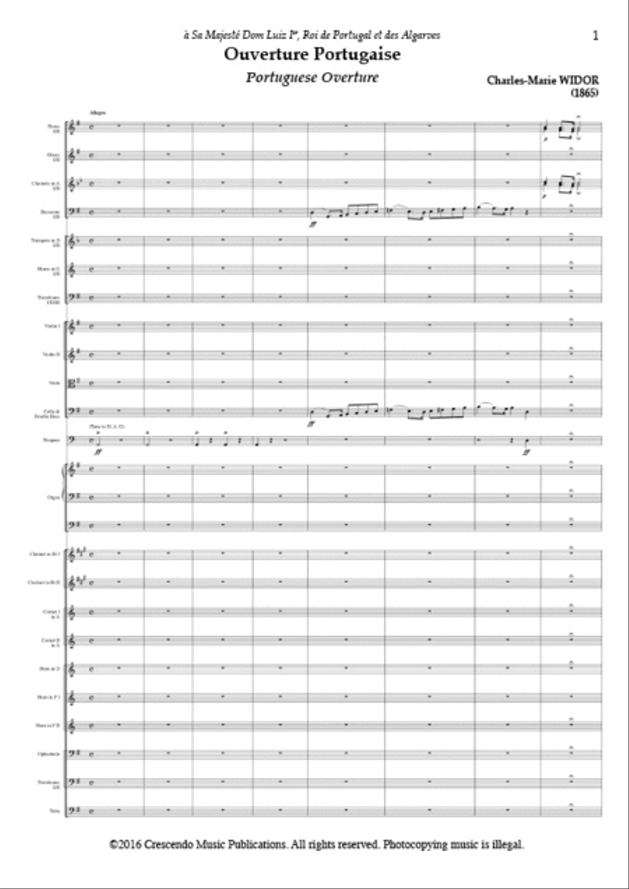 Ouverture portugaise Orchestra scores gallery preview page 2
