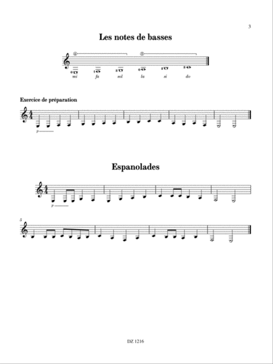 Ma guitare, vol. 2 Classical Guitar scores gallery preview page 3