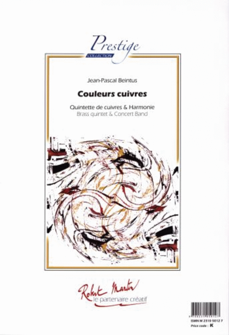 Couleurs Cuivres Pour Quintette de Cuivres Soliste et Orchestre d