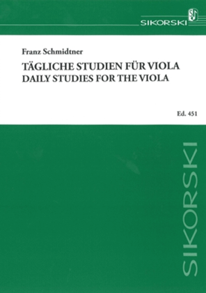 Book cover for Daily Studies For Viola