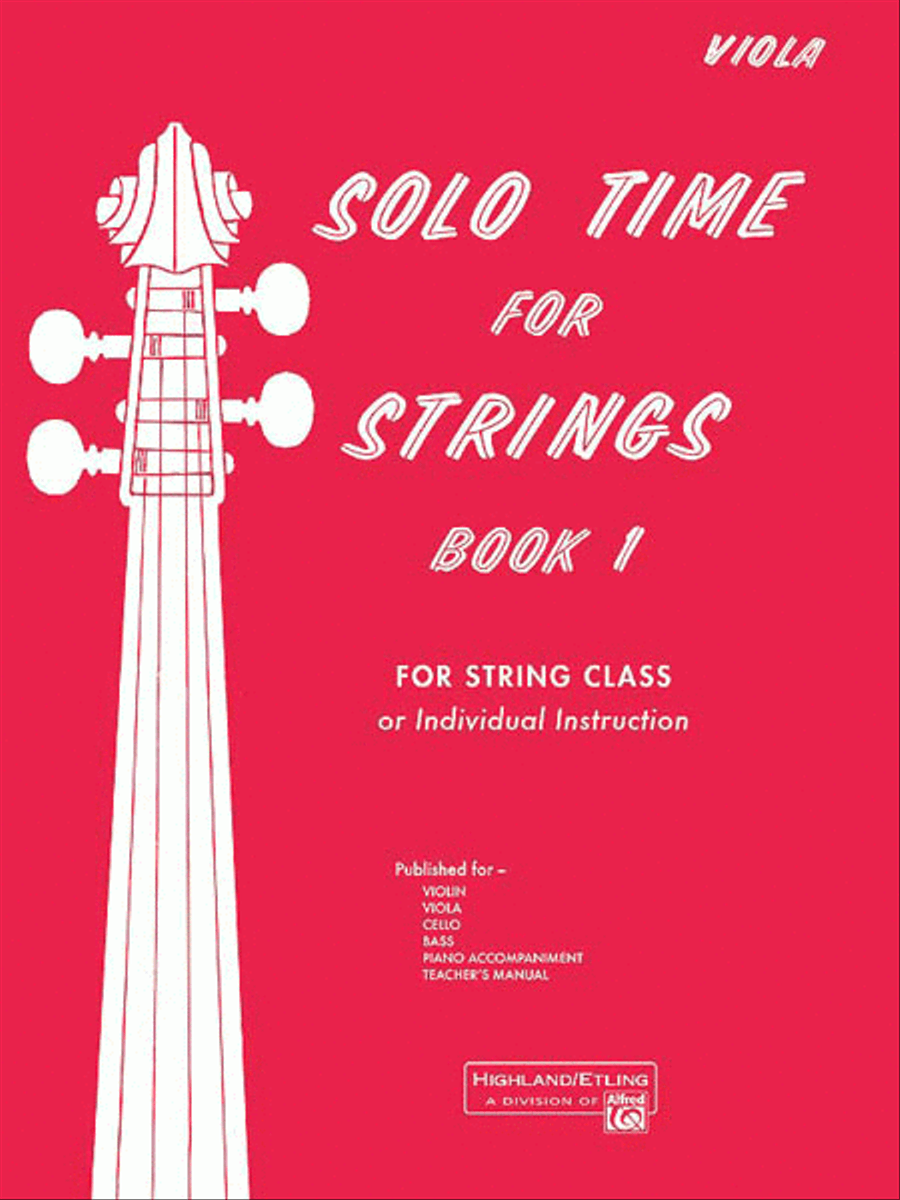 Solo Time for Strings, Book 1 Chamber Orchestra scores gallery preview page 1