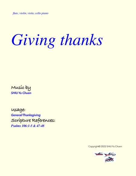 giving thanks image number null