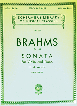 Book cover for Sonata in A Major, Op. 100
