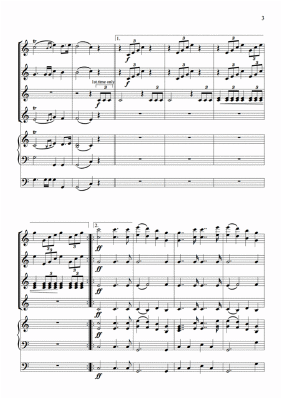 The Wedding March Set of Parts scores gallery preview page 4