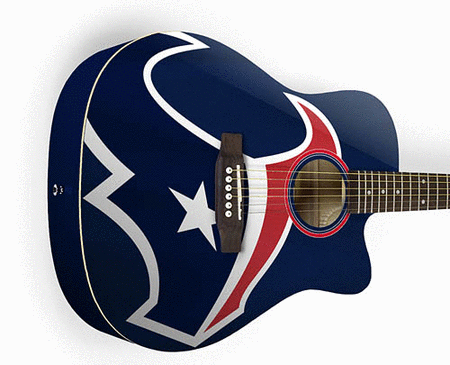 Houston Texans Acoustic Guitar