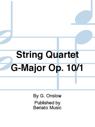 String Quartet G-Major Op. 10/1