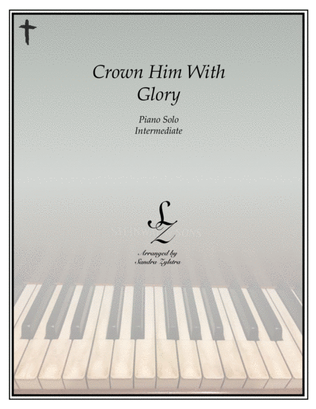 Book cover for Crown Him With Glory (intermediate piano solo)