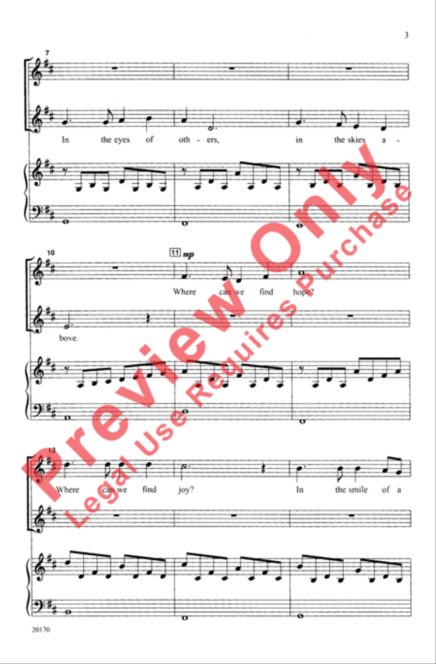 Where Can We Find Peace? Where Can We Find Peace? 2-Part scores gallery preview page 3