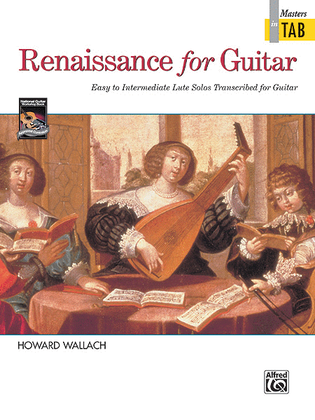 Book cover for Renaissance for Guitar - Masters in Tab