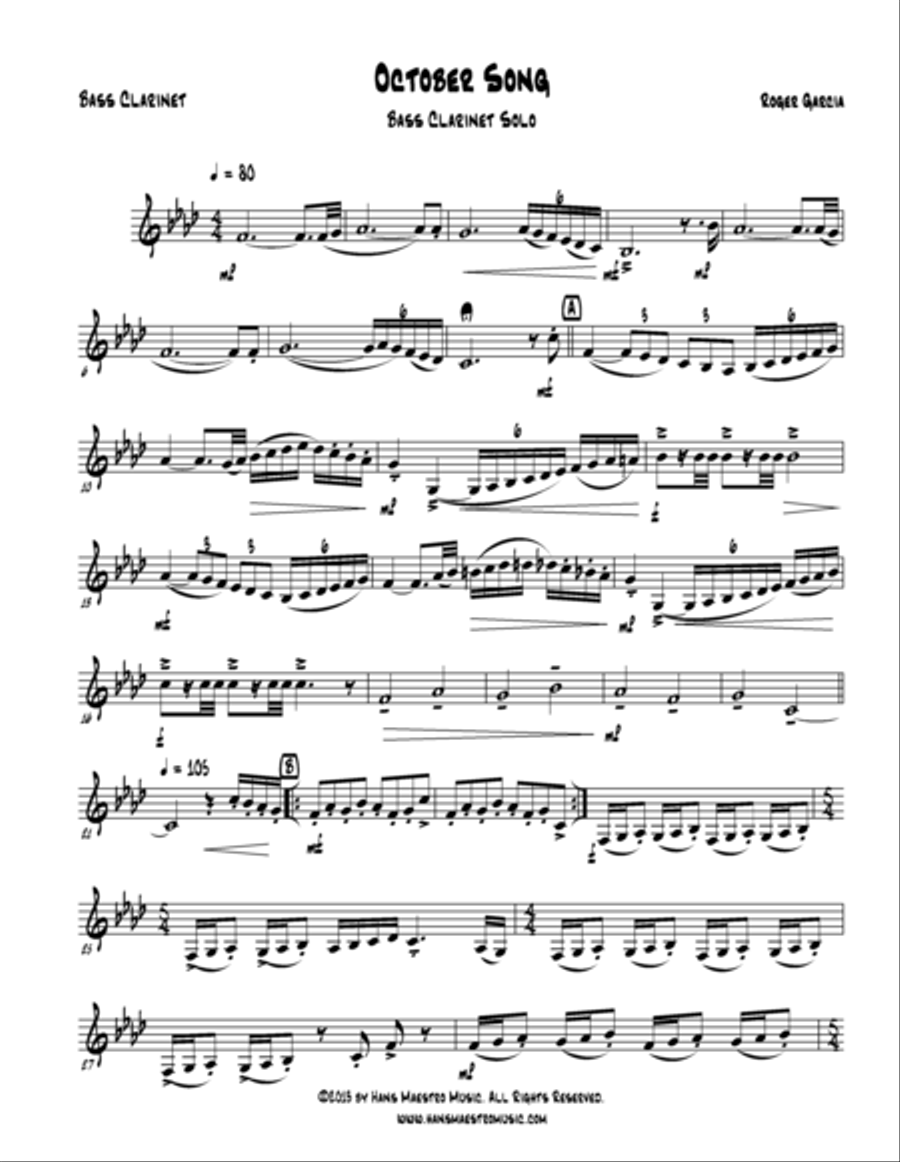October Song Full Orchestra scores gallery preview page 1