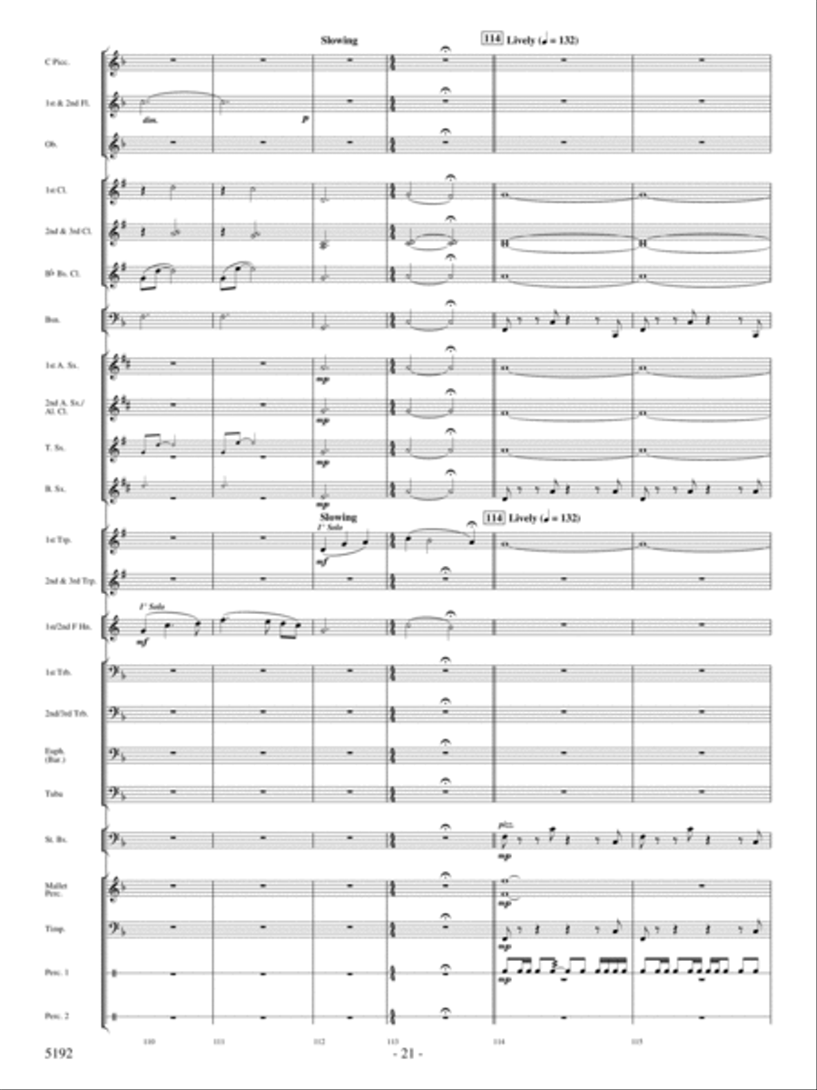 Main Street Celebration Concert Band scores gallery preview page 20