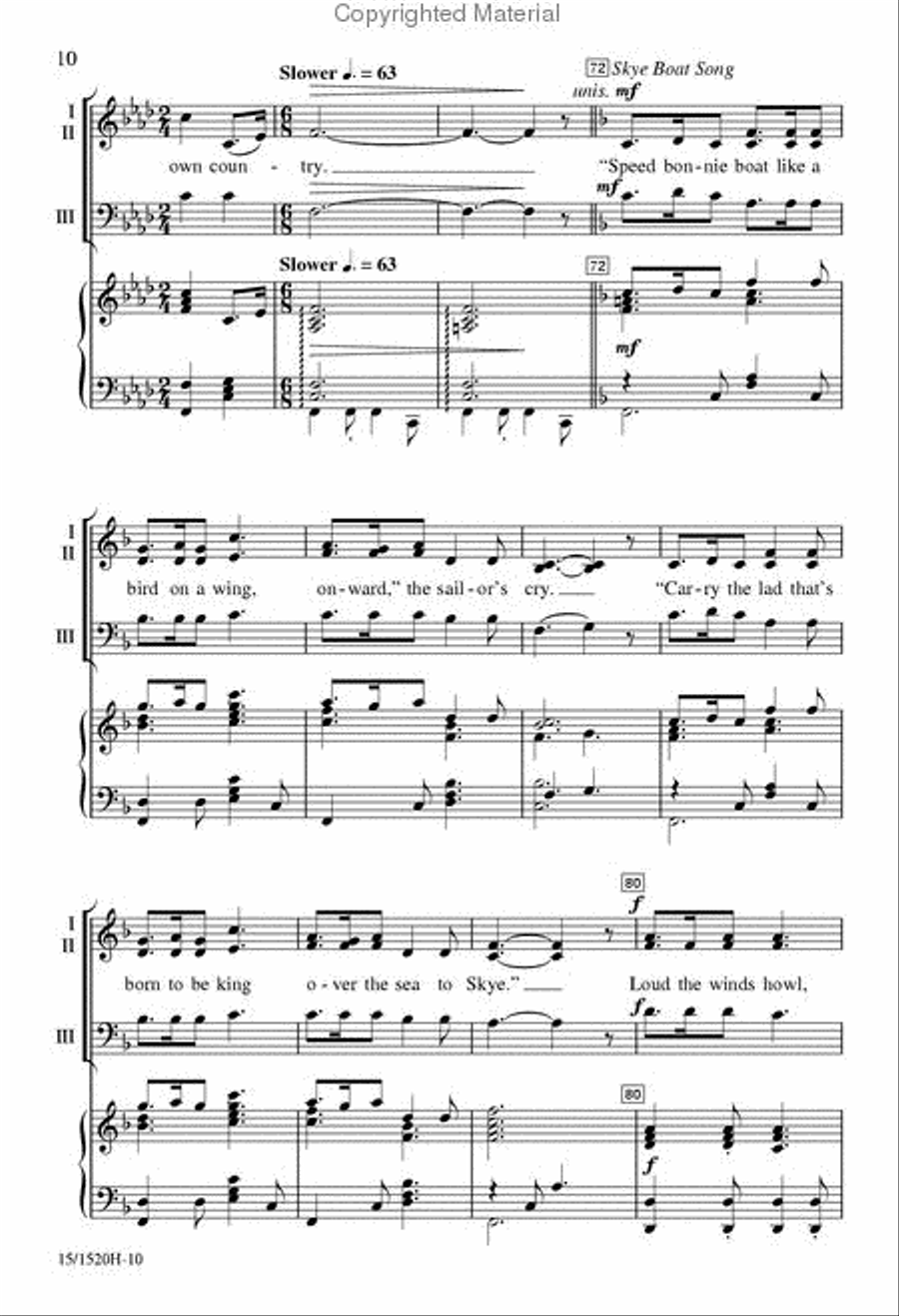 A Scottish Tribute 3-Part scores gallery preview page 9