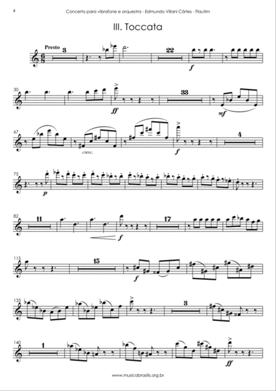 Concerto para vibrafone e orquestra (partes) Full Orchestra scores gallery preview page 6