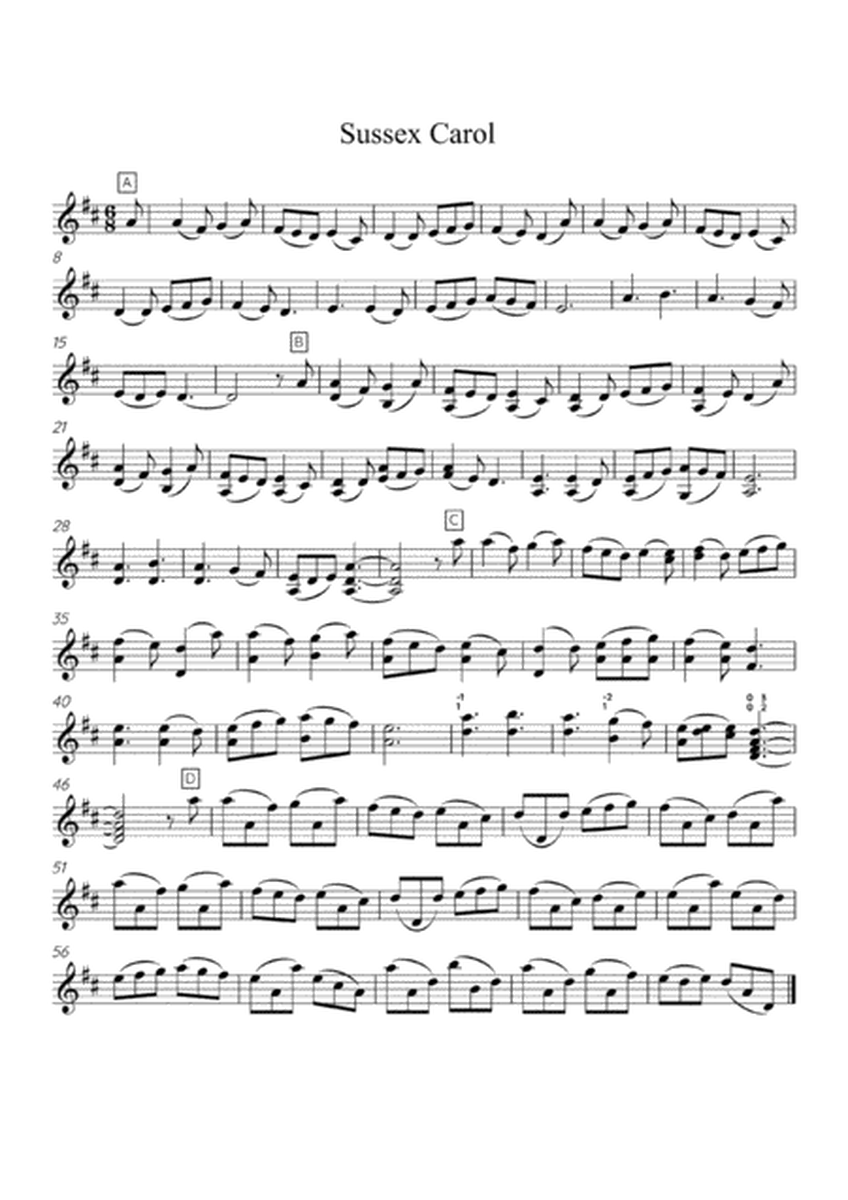 Sussex Carol - Solo Violin image number null