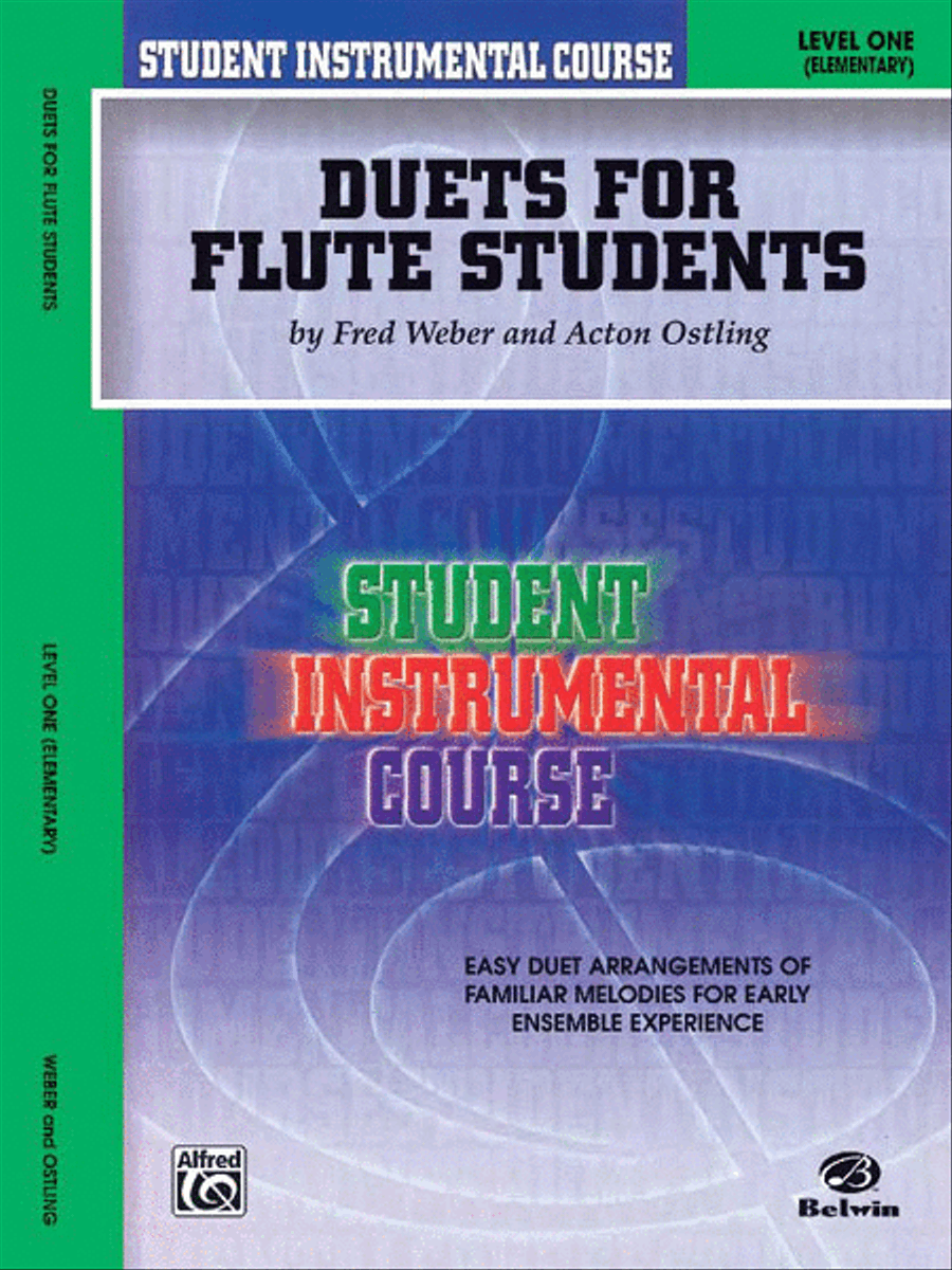 Student Instrumental Course: Duets for Flute Students, Level I Flute Duet scores gallery preview page 1