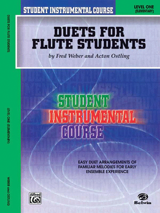 Book cover for Student Instrumental Course: Duets for Flute Students, Level I