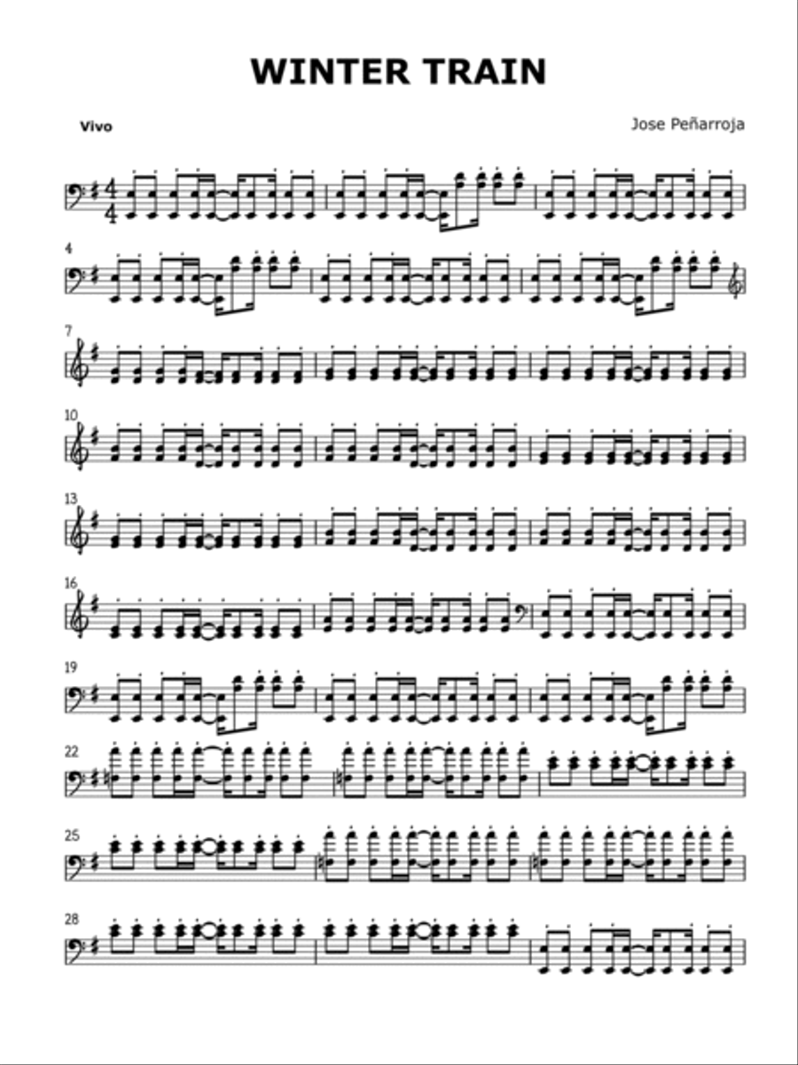 Winter Train Chamber Music scores gallery preview page 2