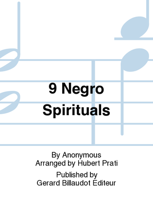 9 Negro Spirituals