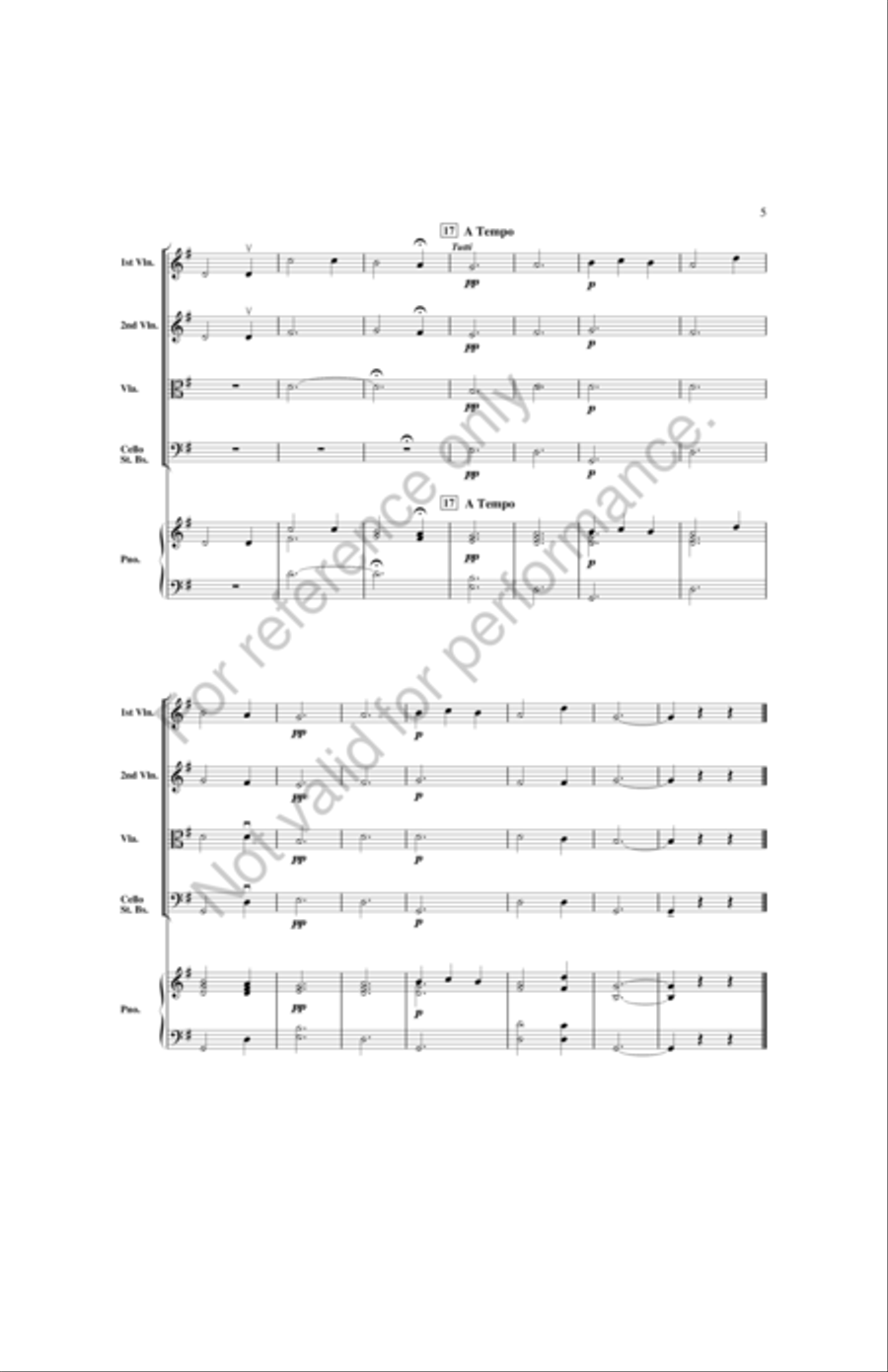 A Yuletide String Album by Andrew Balent String Orchestra - Sheet Music page 5