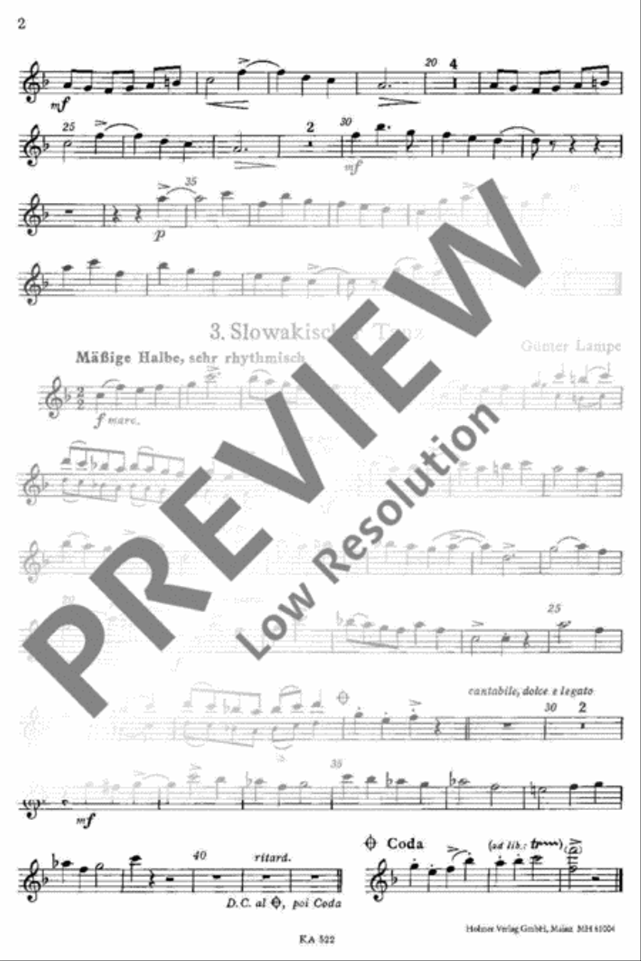 3 Traditional Dances Alto Recorder scores gallery preview page 11