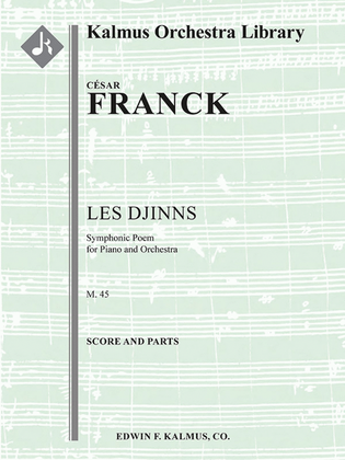 Book cover for Les Djinns, M. 45: Symphonic Poem for Solo Piano and Orchestra