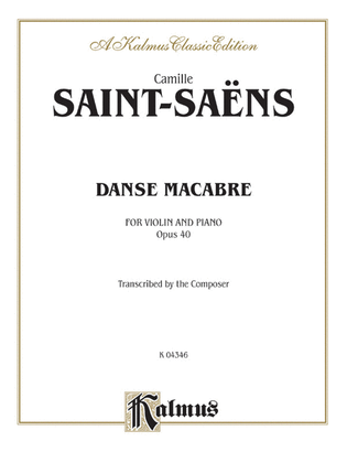 Book cover for Danse Macabre, Op. 40