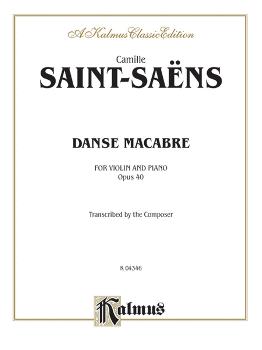 Danse Macabre, Op. 40 Danse Macabre, Op. 40 Small Ensemble scores gallery preview page 1