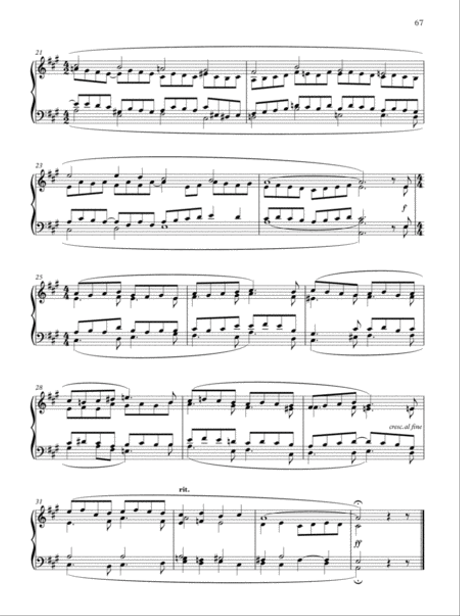 Oxford Book of Lent and Easter Organ Music for Manuals Organ Solo scores gallery preview page 67