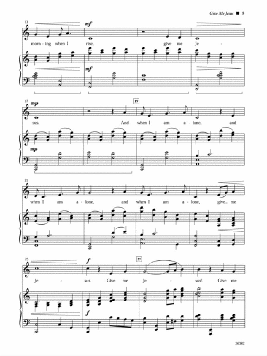 Great Spirituals (Portraits in Song) Voice scores gallery preview page 5