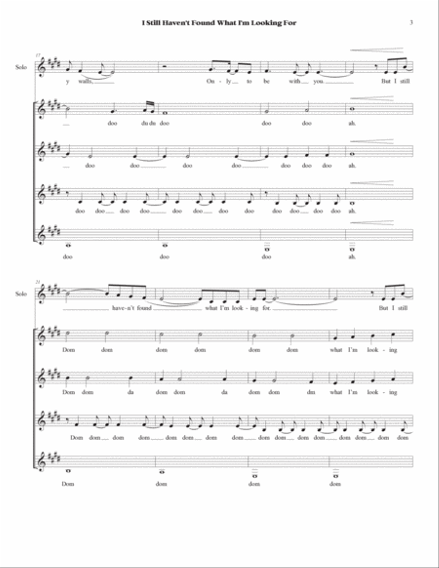 I Still Haven't Found What I'm Looking For SSAA scores gallery preview page 3