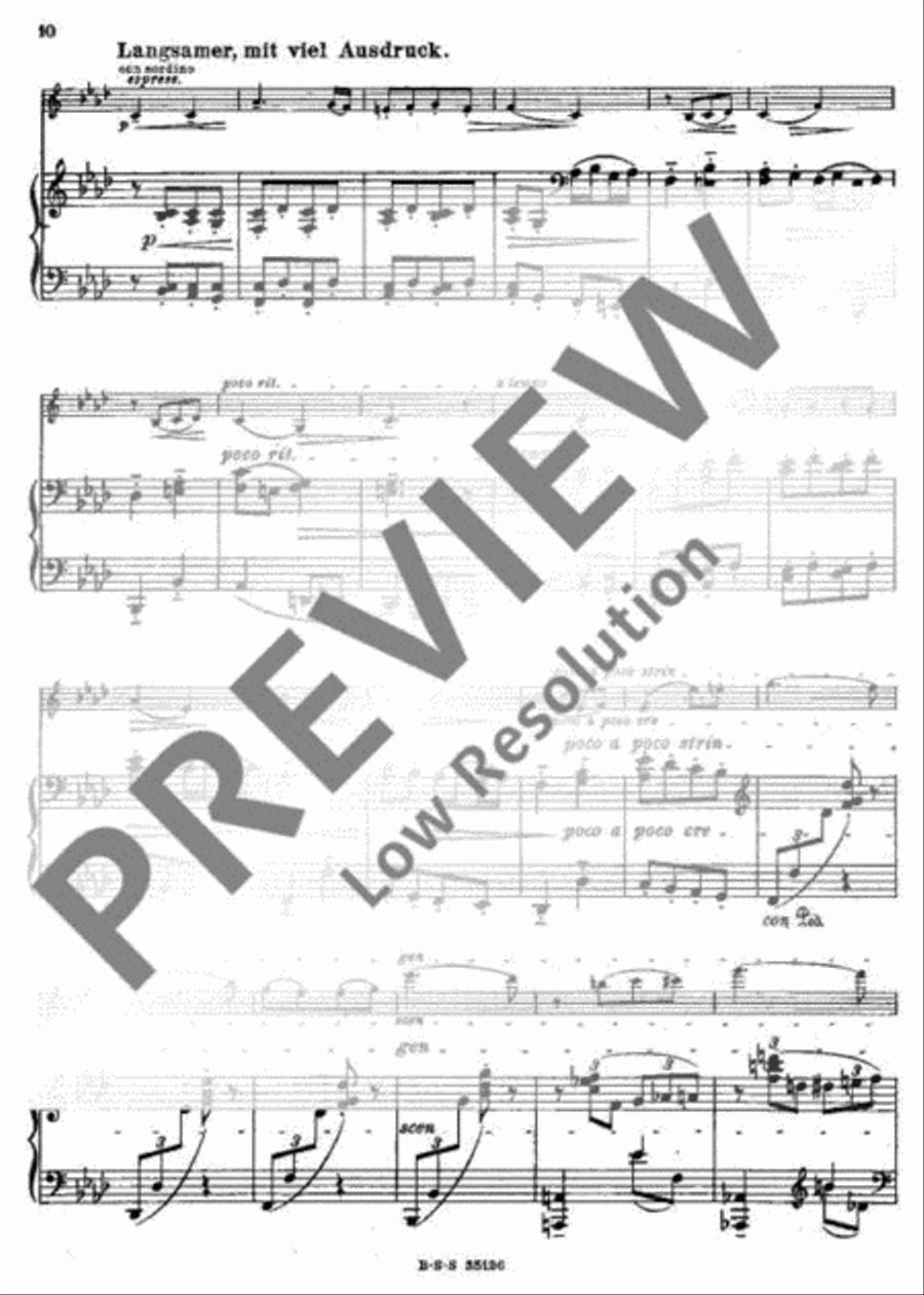 Grillen Violin Solo scores gallery preview page 10