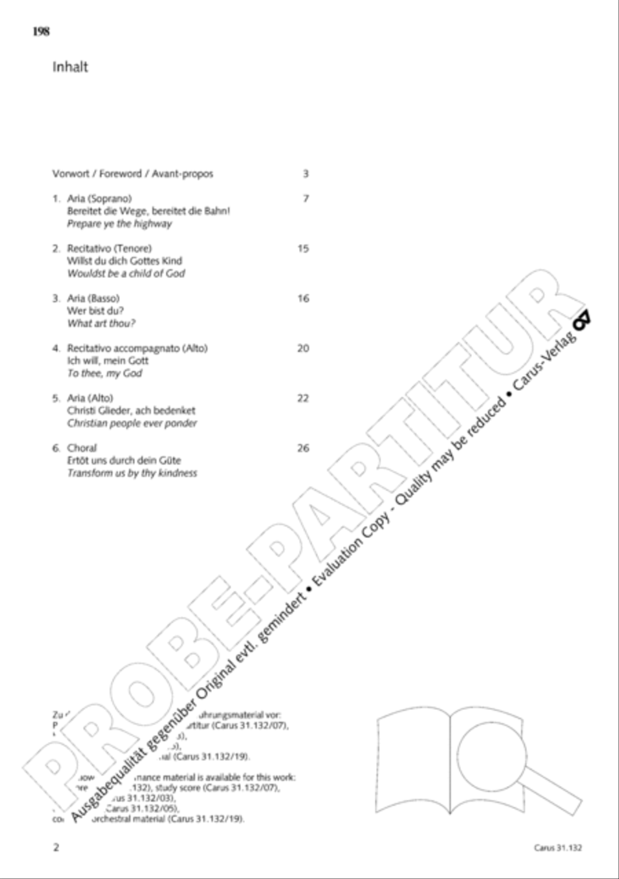 The Complete Sacred Vocal Works (Das geistliche Vokalwerk) Voice scores gallery preview page 199