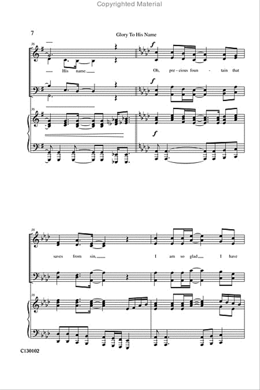 Glory To His Name Glory To His Name 4-Part scores gallery preview page 9