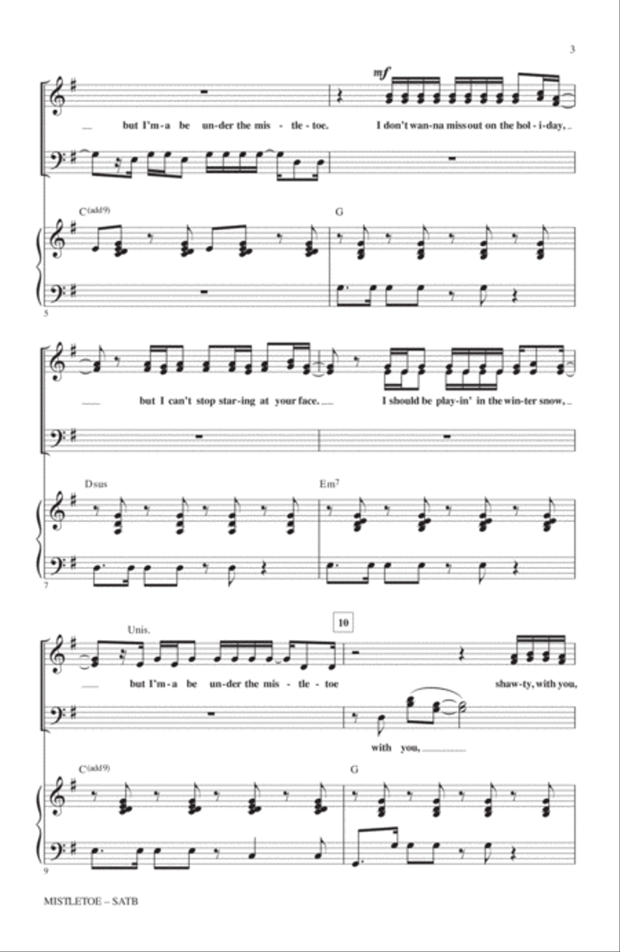 Mistletoe 4-Part scores gallery preview page 2