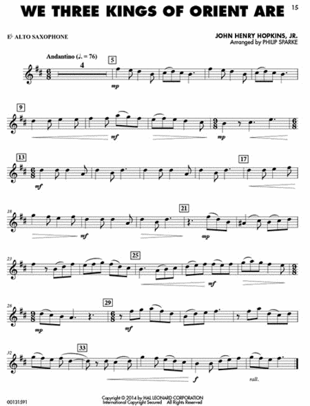 Easy Carols for Alto Saxophone, Vol. 1