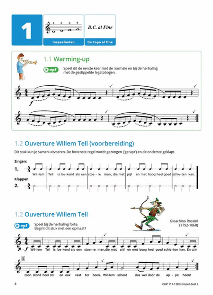 Samen Leren Samenspelen Vlaams Deel 2 Trumpet Solo scores gallery preview page 2
