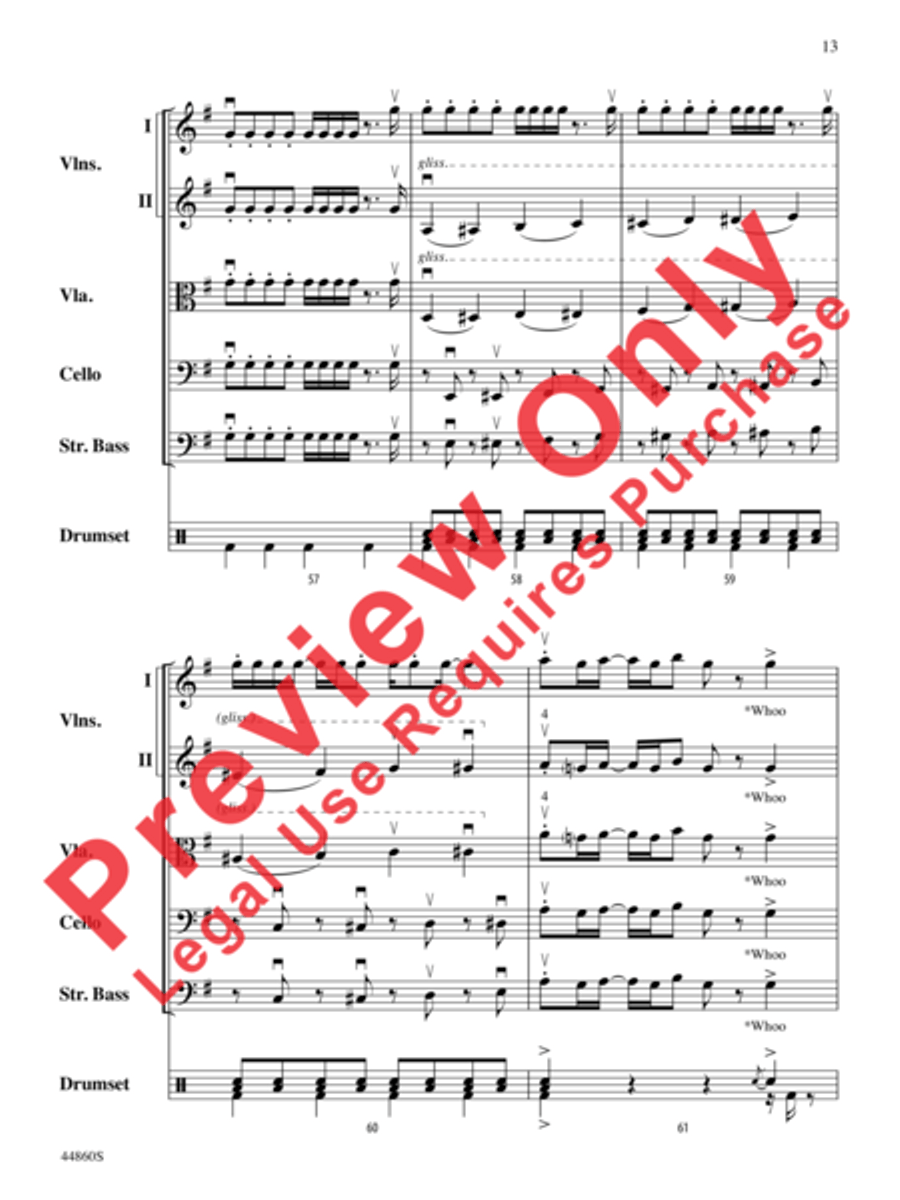 Uptown Funk Uptown Funk String Orchestra scores gallery preview page 14