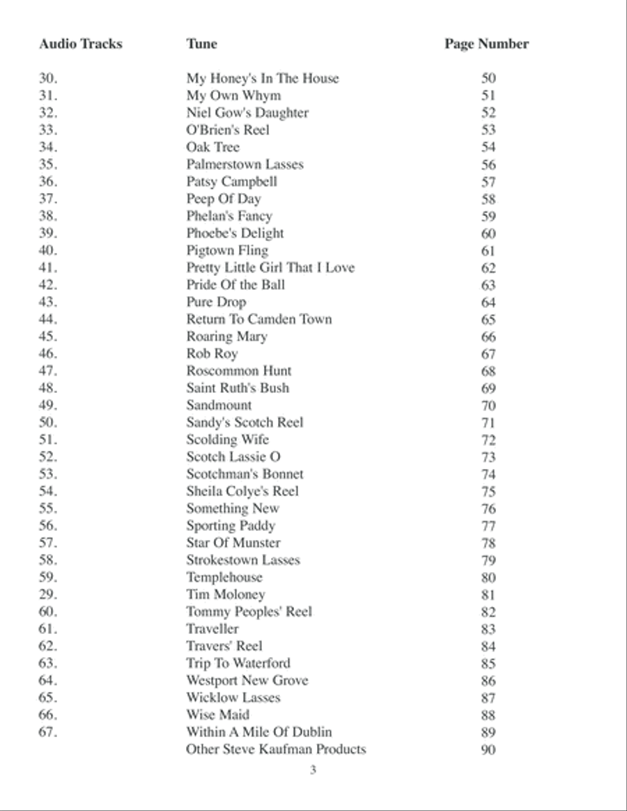 Steve Kaufman's Favorite Celtic Reels for Guitar, Volume 2 Flatpicking Guitar scores gallery preview page 4