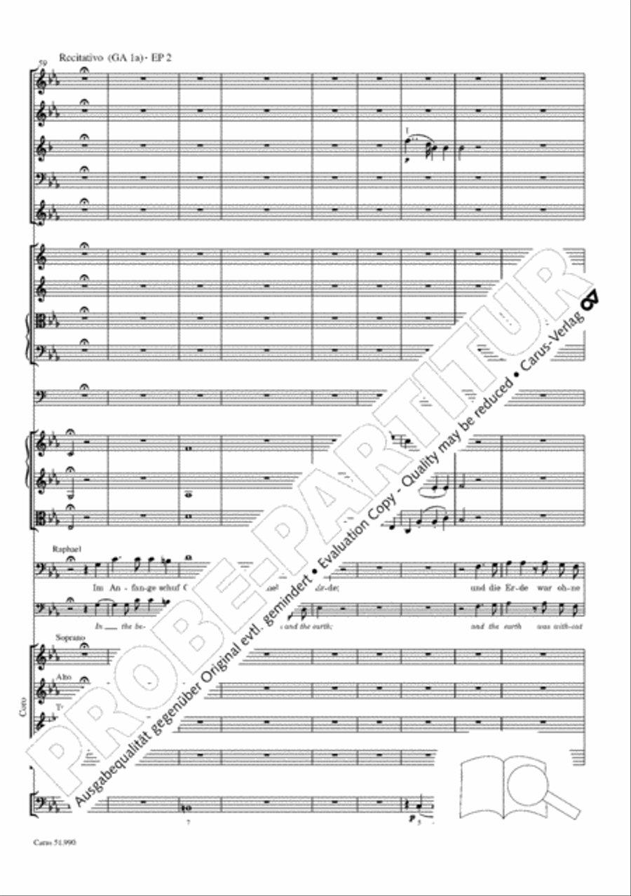 The Creation (Die Schopfung) 4-Part scores gallery preview page 31