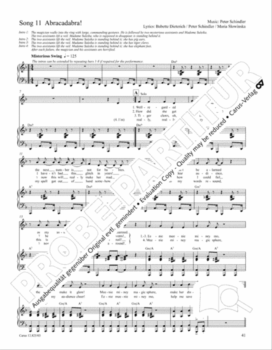 Circus Allegro Circus Allegro Choir scores gallery preview page 42