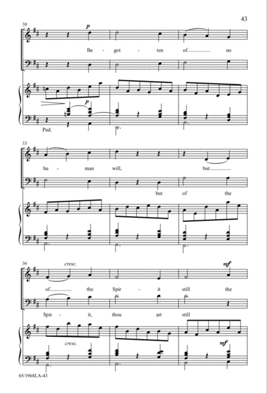 The Word Made Flesh 4-Part scores gallery preview page 45