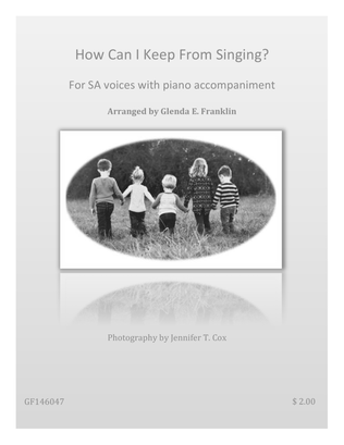 Book cover for How Can I Keep From Singing? (Amazing Grace)