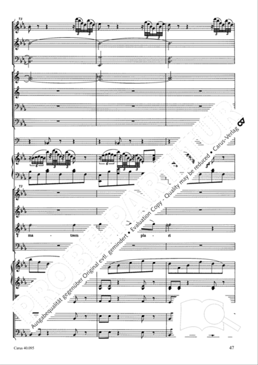 The Seven Words (Die Sieben Worte) 4-Part scores gallery preview page 62