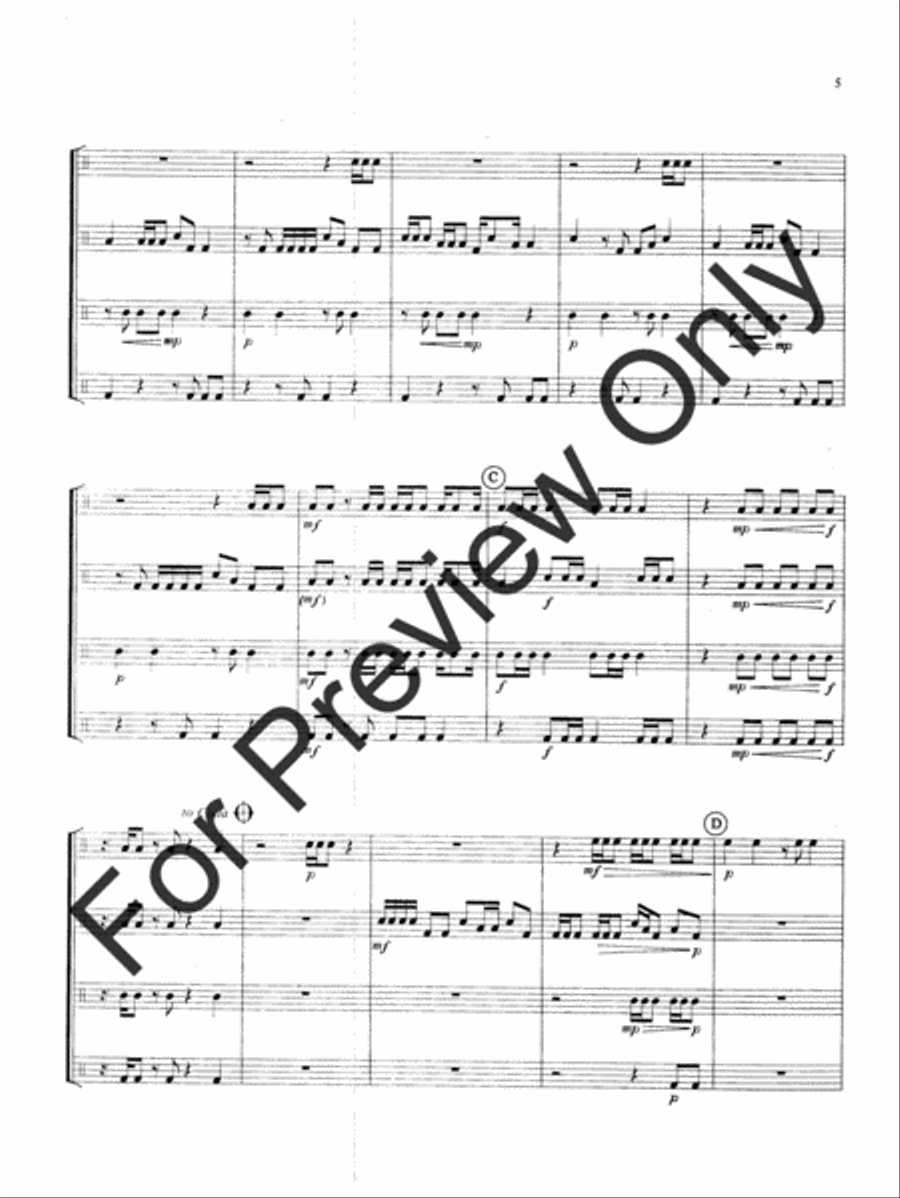 Introduction and Allegro Percussion scores gallery preview page 5