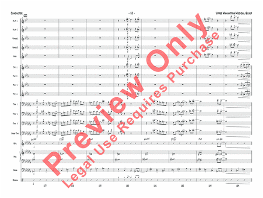 Upper Manhattan Medical Group Jazz Ensemble scores gallery preview page 21