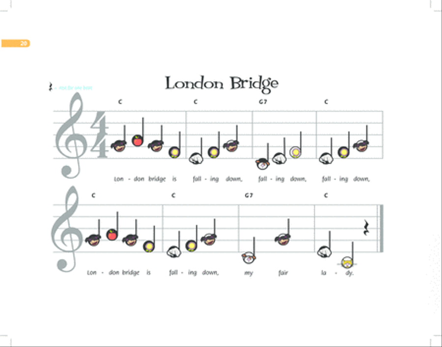 Learning to Play Piano for the Very Young Piano Method scores gallery preview page 21